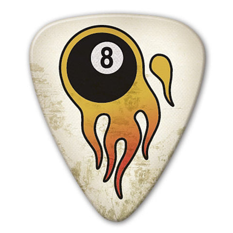 Retro Series - 8 Ball Picks (10 pack) - Ugly Dog Band Merch - Custom Guitar Picks and Band Merchandise Canada