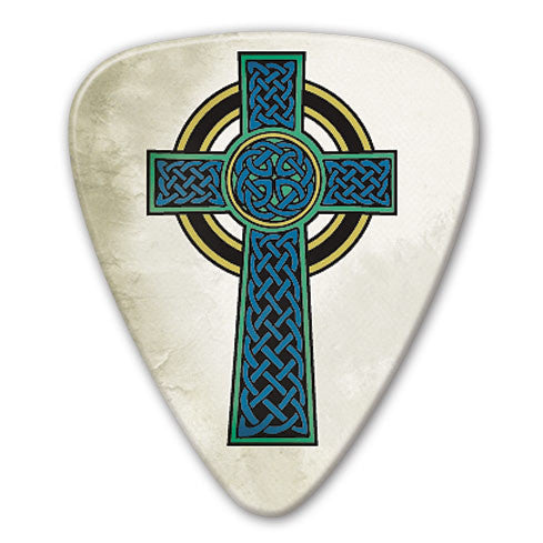 Retro Series - Celtic Cross Picks (10 pack) - Ugly Dog Band Merch - Custom Guitar Picks and Band Merchandise Canada