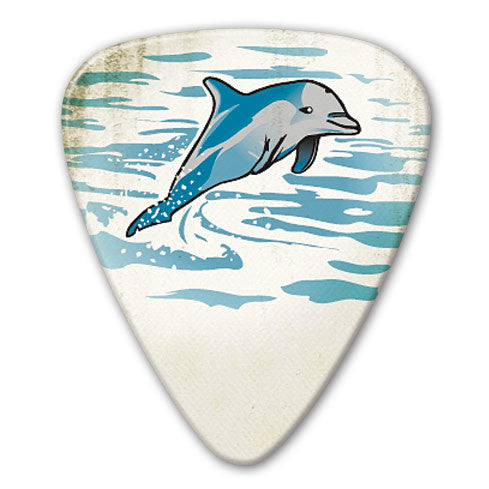 Retro Series - Dolphin Picks (10 pack) - Ugly Dog Band Merch - Custom Guitar Picks and Band Merchandise Canada