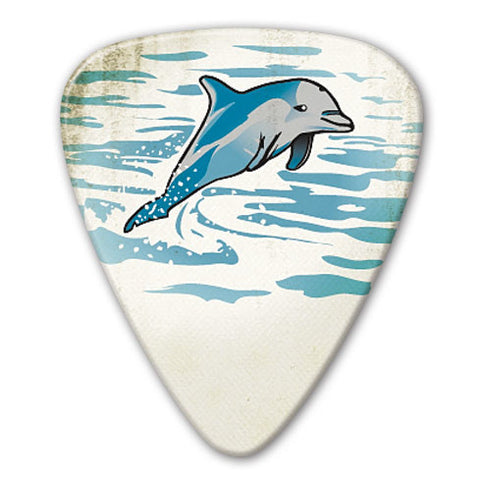 Retro Series - Dolphin Picks (10 pack) - Ugly Dog Band Merch - Custom Guitar Picks and Band Merchandise Canada