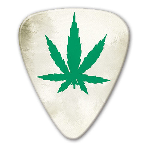 Retro Series - Hemp Leaf Picks (10 pack) - Ugly Dog Band Merch - Custom Guitar Picks and Band Merchandise Canada