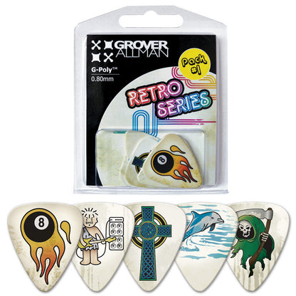 Retro Series - Multi Pack #1 - Ugly Dog Band Merch - Custom Guitar Picks and Band Merchandise Canada - 1