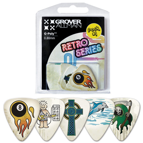 Retro Series - Multi Pack #1 - Ugly Dog Band Merch - Custom Guitar Picks and Band Merchandise Canada - 1