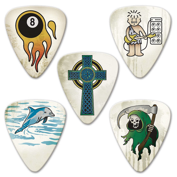 Retro Series - Multi Pack #1 - Ugly Dog Band Merch - Custom Guitar Picks and Band Merchandise Canada - 2
