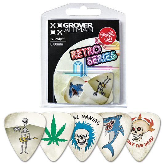 Retro Series - Multi Pack #2 - Ugly Dog Band Merch - Custom Guitar Picks and Band Merchandise Canada - 1