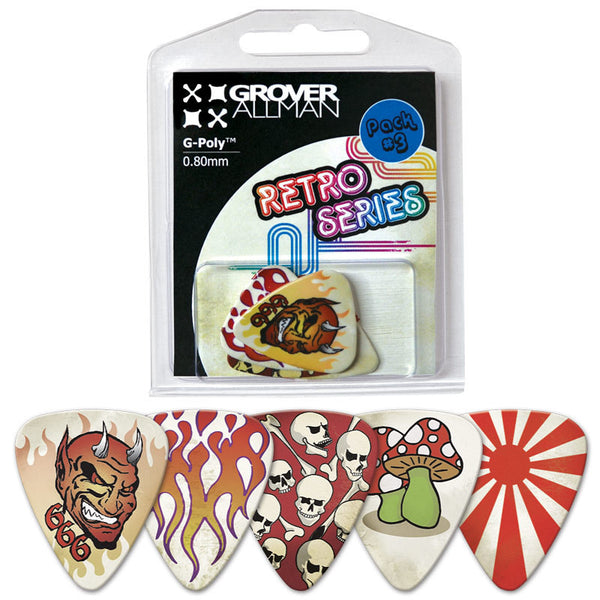 Retro Series - Multi Pack #3 - Ugly Dog Band Merch - Custom Guitar Picks and Band Merchandise Canada - 1