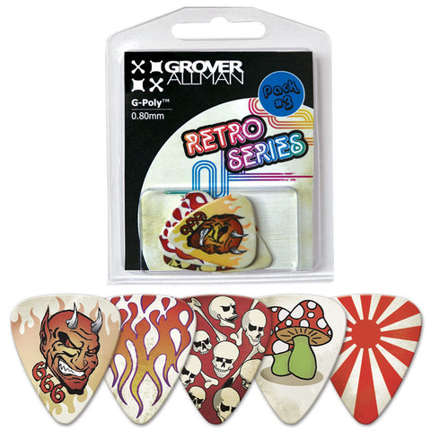 Retro Series - Multi Pack #3 - Ugly Dog Band Merch - Custom Guitar Picks and Band Merchandise Canada - 1