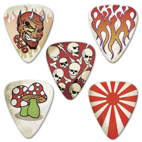 Retro Series - Multi Pack #3 - Ugly Dog Band Merch - Custom Guitar Picks and Band Merchandise Canada - 2