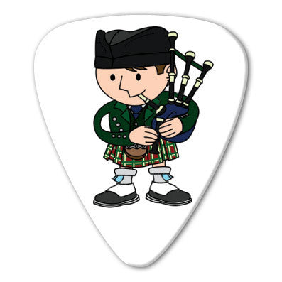 Scotland - Bagpipes Picks (10 pack) - Ugly Dog Band Merch - Custom Guitar Picks and Band Merchandise Canada