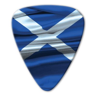 Scotland - Scottish Photo Flag Picks (10 pack) - Ugly Dog Band Merch - Custom Guitar Picks and Band Merchandise Canada