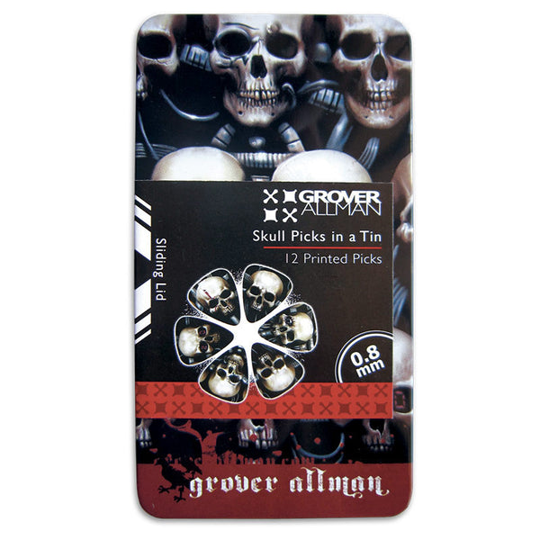 Pick Tin - Skull - Ugly Dog Band Merch - Custom Guitar Picks and Band Merchandise Canada - 3