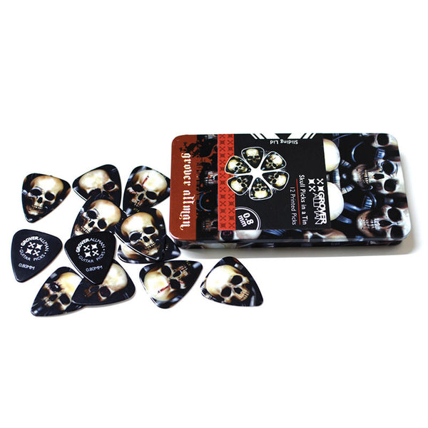 Pick Tin - Skull - Ugly Dog Band Merch - Custom Guitar Picks and Band Merchandise Canada - 2