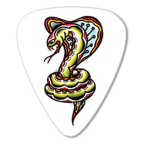 Steen Jones - Green Snake Picks (10 pack) - Ugly Dog Band Merch - Custom Guitar Picks and Band Merchandise Canada