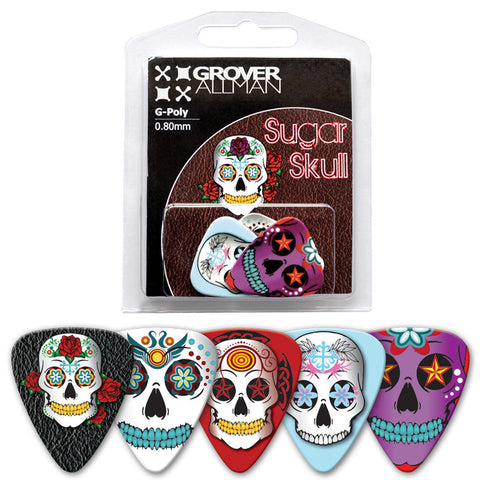 Themed Series - Sugar Skull Multi Pack - Ugly Dog Band Merch - Custom Guitar Picks and Band Merchandise Canada - 1