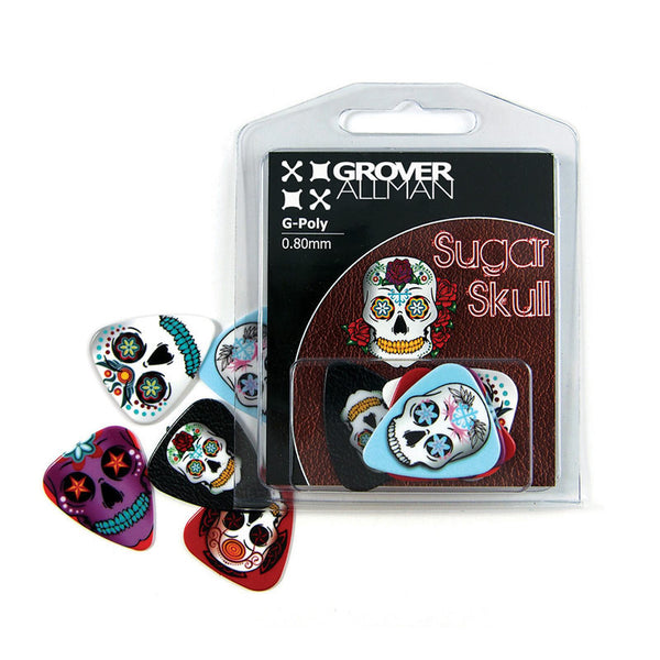 Themed Series - Sugar Skull Multi Pack - Ugly Dog Band Merch - Custom Guitar Picks and Band Merchandise Canada - 3