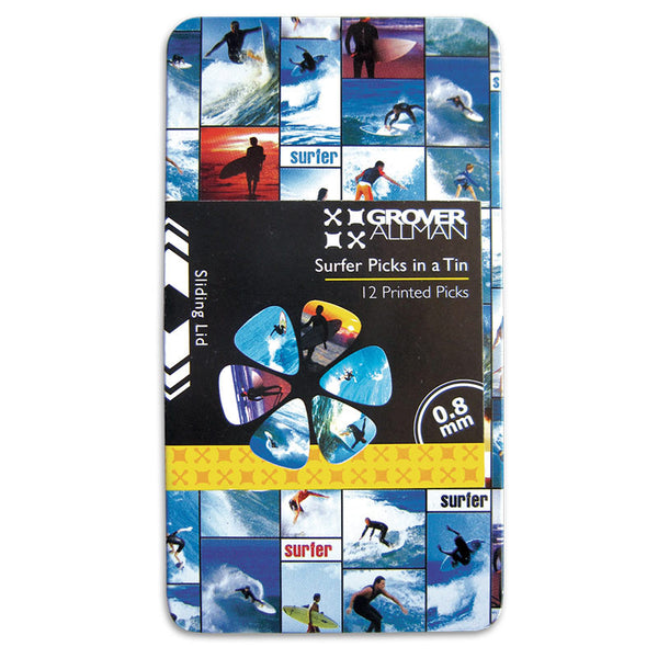 Pick Tin - Surfer - Ugly Dog Band Merch - Custom Guitar Picks and Band Merchandise Canada - 2