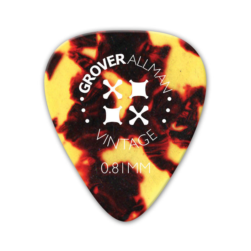 Vintage Celluloid Pro Picks (10 Pack) - Tortoiseshell - Ugly Dog Band Merch - Custom Guitar Picks and Band Merchandise Canada - 4