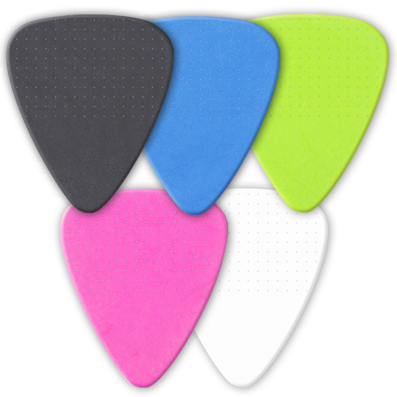 Delrinex ISO Shape TRU GRIP Picks - Single Sided - Ugly Dog Band Merch - Custom Guitar Picks and Band Merchandise Canada - 1