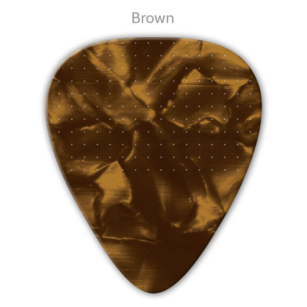 Vintage Celluloid TRU GRIP Picks - Single Sided - Ugly Dog Band Merch - Custom Guitar Picks and Band Merchandise Canada - 3