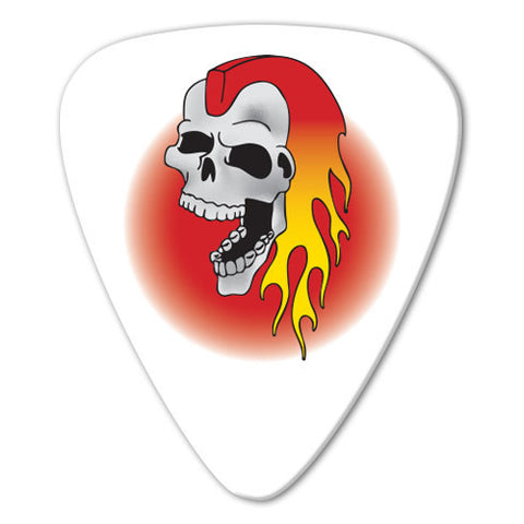 Unlimited Edition - Flaming Skull Picks (10 pack) - Ugly Dog Band Merch - Custom Guitar Picks and Band Merchandise Canada