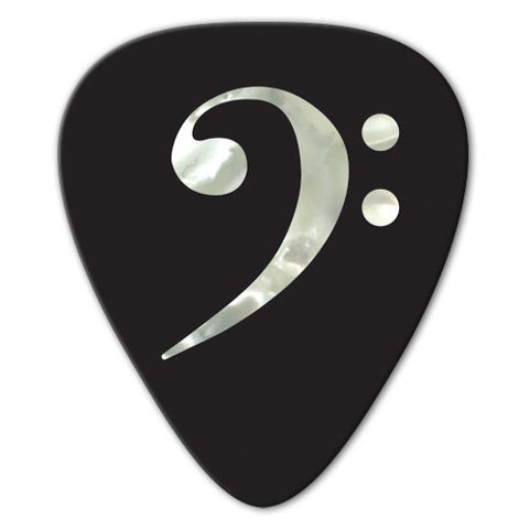 Unlimited Edition - Pearl Bass Clef Picks (10 pack) - Ugly Dog Band Merch - Custom Guitar Picks and Band Merchandise Canada