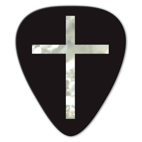 Unlimited Edition - Pearl Christian Cross Picks (10 pack) - Ugly Dog Band Merch - Custom Guitar Picks and Band Merchandise Canada