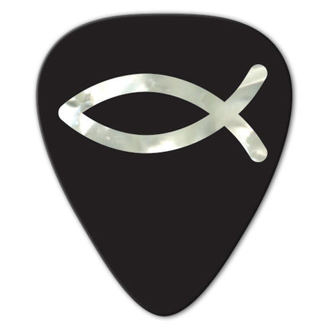 Unlimited Edition - Pearl Christian Fish Picks (10 pack) - Ugly Dog Band Merch - Custom Guitar Picks and Band Merchandise Canada