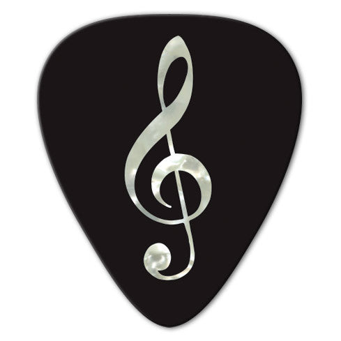 Unlimited Edition - Pearl Treble Clef Picks (10 pack) - Ugly Dog Band Merch - Custom Guitar Picks and Band Merchandise Canada