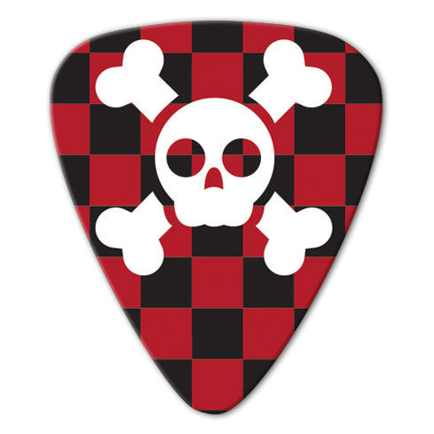 Unlimited Edition - Skull & Checker Picks (10 pack) - Ugly Dog Band Merch - Custom Guitar Picks and Band Merchandise Canada