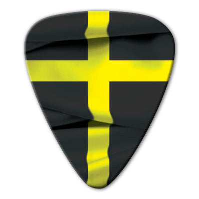 Wales - St David's Cross Photo Flag Picks (10 pack) - Ugly Dog Band Merch - Custom Guitar Picks and Band Merchandise Canada