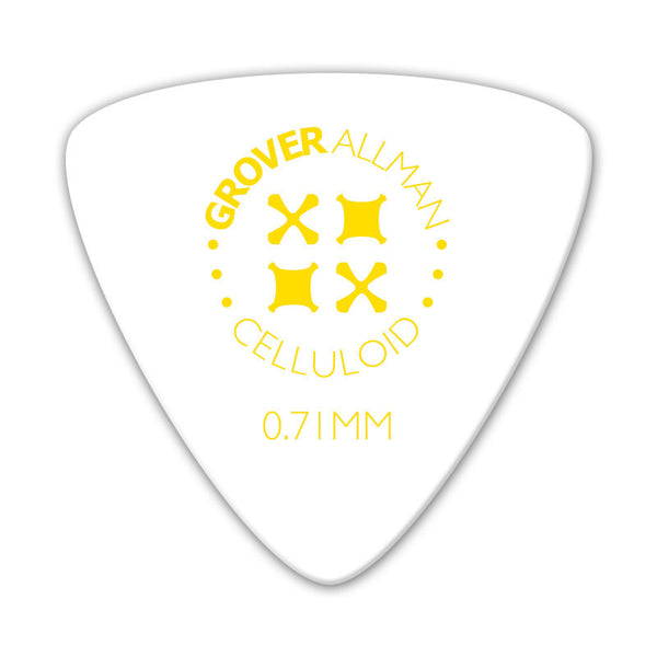 Celluloid Large Triangle Pro Picks (10 Pack) - White - Ugly Dog Band Merch - Custom Guitar Picks and Band Merchandise Canada - 2