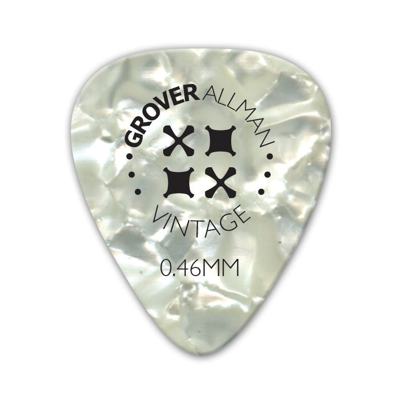 Vintage Celluloid Pro Picks (10 Pack) - White - Ugly Dog Band Merch - Custom Guitar Picks and Band Merchandise Canada - 2