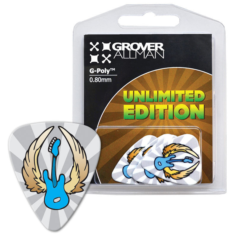 Unlimited Edition - Winged Guitar Multi Pack - Ugly Dog Band Merch - Custom Guitar Picks and Band Merchandise Canada - 1